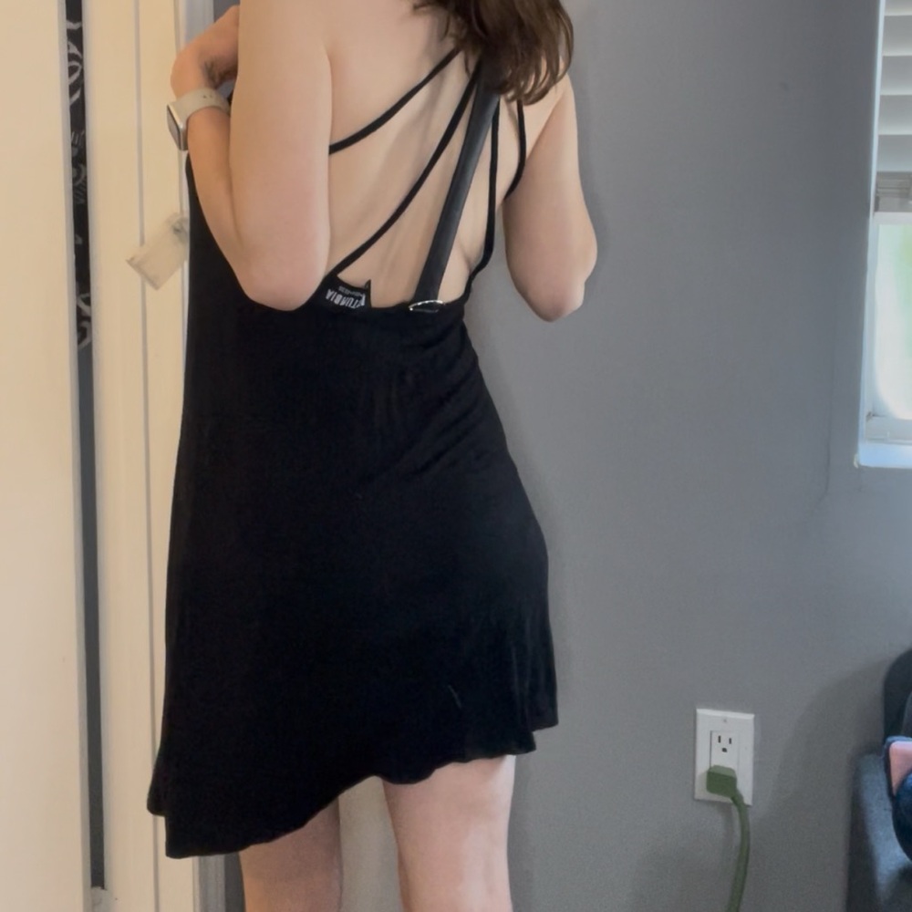 Disturbia Black Backless Dress
